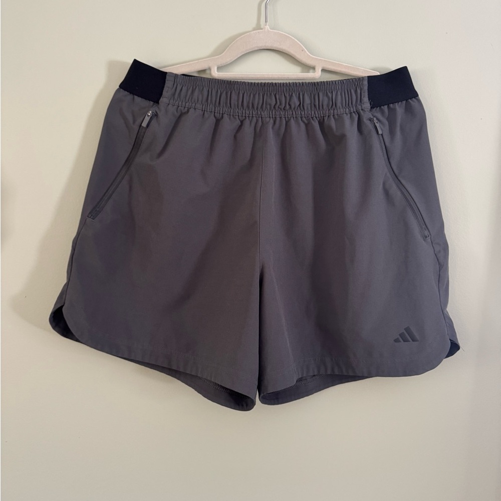 adidas Men's Gray Athletic Shorts